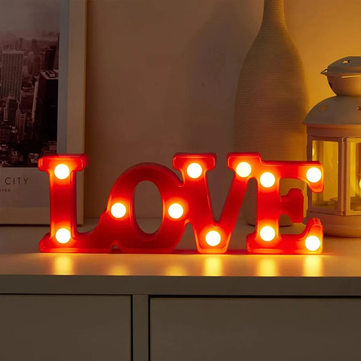 💖 Lampka LED LOVE z Sercem – romantyczna dekoracja, która tworzy wyjątkowy klimat 💖